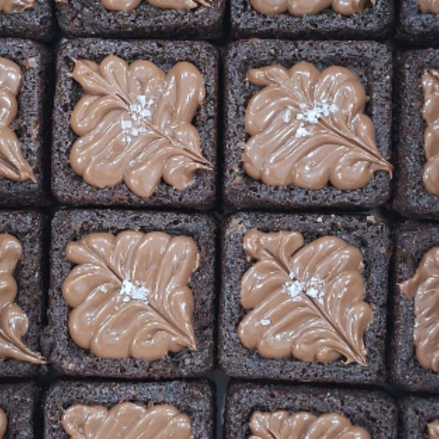 Nutella Sea salt brownies