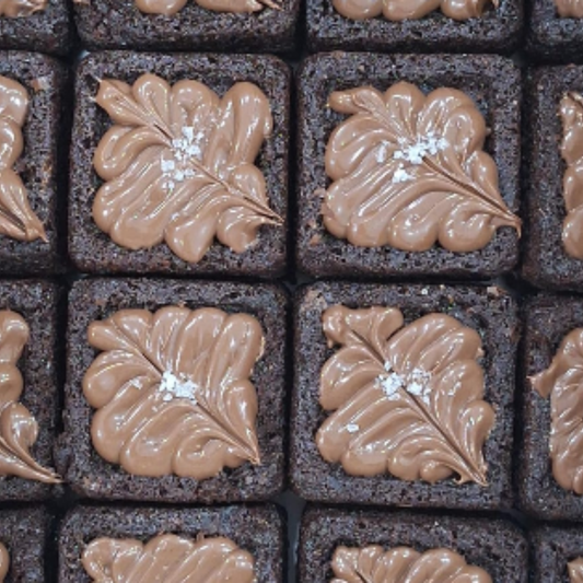 Nutella Sea salt brownies